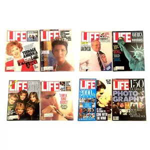 Life Magazine VINTAGE 1986 1988 - Lot of 8 Magazines - Picture 1 of 5