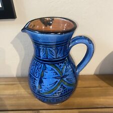 Hand Painted Moroccan Pitcher So Cool Silver Wrap