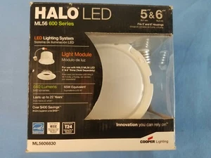 5 in and 6 in White Integrated LED Recessed with 600 Lumens, 3000K Soft White - Picture 1 of 6