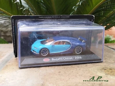 modellino auto scala 1/43 Bugatti Chiron del 2016 modellini da collezione - Immagine 1 di 4