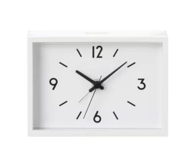 MUJI Station Clock Alarm Clock Ivory MJ-ACJS1 38673576 Large - Image 1 of 4