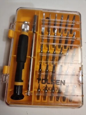 32 PIECE PRECISION TOOL SET - Torx, Hex, Pozidriv, Slotted, Phillips PZ TX SL PH - Image 1 of 4