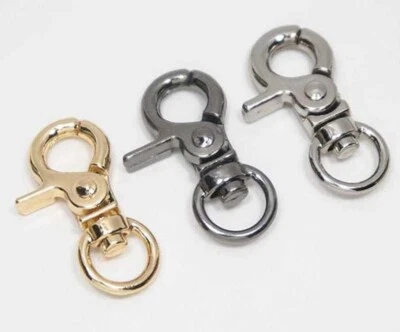 Swivel Trigger Clip Lobster Clasp Snap Hook Bag  Key Ring Wallet Chain - Image 1 of 4