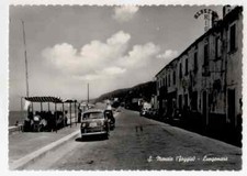 CARTOLINA FOGGIA VICO DEL GARGANO SAN MENAIO LUNGOMARE VIAGGIATA 1960