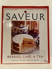 SAVEUR MAGAZINE #84 Berries Cake Tea England Italian Fish Market Fava ￼May 2005