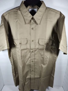 Vtg Sears Fieldmaster Perma Prest Work Shirt Men's Size XLarge S/S Button NWOT - Picture 1 of 5