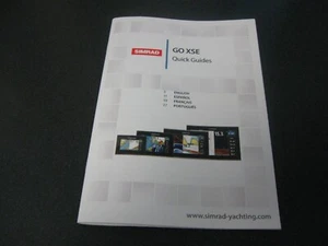 Simrad GOXSE English, French, Spanish, Portugal quick guide BIN0243 - Picture 1 of 4