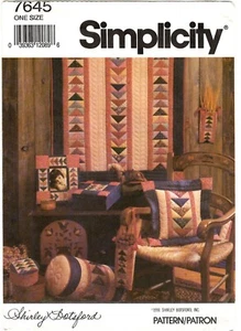 Libro modello trapunta semplicità OCHE VOLANTI PATCHWORK 7645 Shirley Botsford UC - Foto 1 di 3