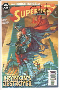 Adventures of Superman #625 2004 Signed by Talent Caldwell NM- - Picture 1 of 2