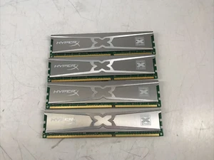 Kingston HyperX 32GB (4X8GB) PC3-12800 DDR3-1600 DESKTOP HEATSINK RAM 10th anniv - Picture 1 of 3