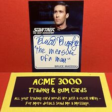 Star Trek TNG Archives & Inscriptions BRIAN BROPHY Maddox Autograph Card A52