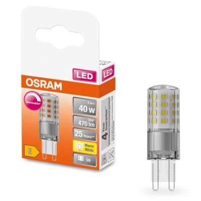 OSRAM Superstar LED G9 PIN dimmbar Stiftsockel 4W wie 40W warmweiß - Bild 1 von 4