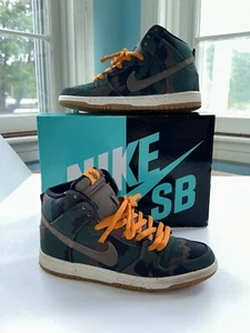 NIKE SB 510 Dunk High (camuflaje/naranja) (talla 9) (646552-037) five one o vnds - Imagen 1 de 24