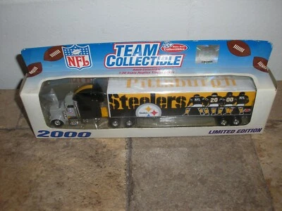 Remolque semirremolque White Rose Fleer 2000 1/80 Pittsburgh Steelers SH gratis raro Foto 1 de 2