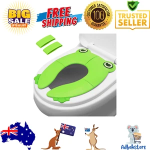 Folding Potty Training Seat for Kids Foldable Potty Toilet Training Seat Cover - Picture 1 of 9