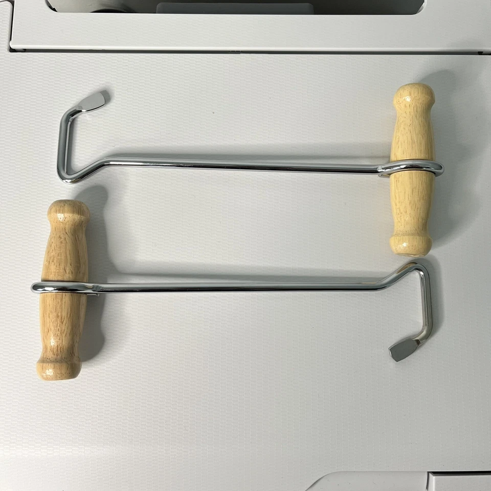 Southwestern Boot Hooks Boot Puller For Cowboy Boots Wood Handles 7 3/4 Inch - Image 1 of 1