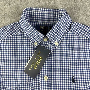 Polo Ralph Lauren Shirt Boys 8 Plaid Preppy Button Down Long Sleeve Pony NEW - Picture 1 of 15