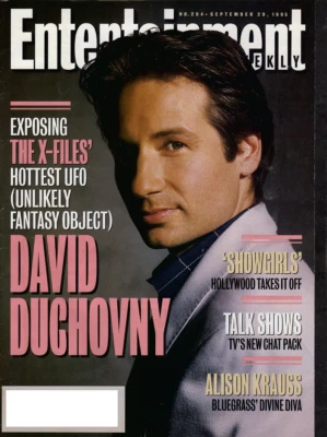 Entertainment Weekly Magazine  David Duchovny September 1995 Issue 294 - Image 1 of 2