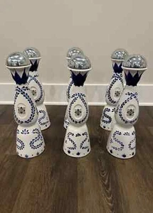 Botella de tequila vacía Clase Azul Reposado 6 750 ml jarra pintada a mano con cajas - Imagen 1 de 3