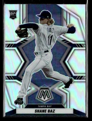 Shane Baz RC - 2022 Panini Mosaic Silver Prizm Rookie #247 Tampa Bay Rays - Image 1 of 2