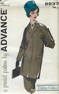 ADVANCE 9937 - Misses Suit Coat & Skirt - Still Factory Folded - Size 12 ~~ RARE - Picture 1 of 2