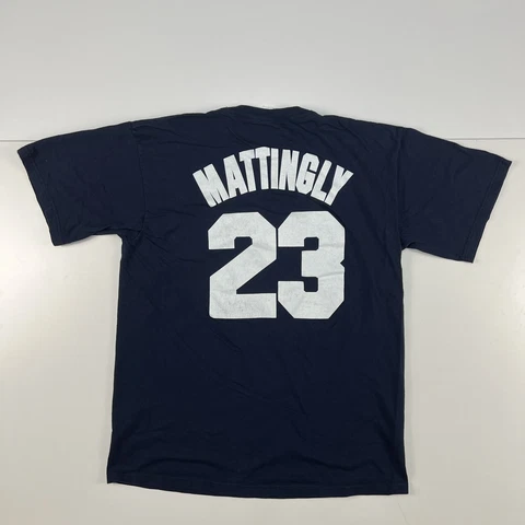 Vintage New York Yankees Dom Mattingly Shirt L Cooperstown Collection MLB Y2K Cover