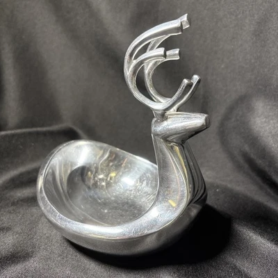 Nambe Alloy Reindeer Bowl #MT 0699 - Image 1 of 3