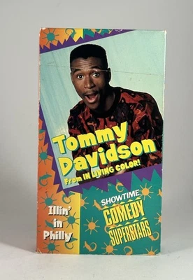 Showtime Comedy Superstars TOMMY DAVIDSON: Illin’ In Philly (VHS, 1991) Stand-Up - Image 1 of 4