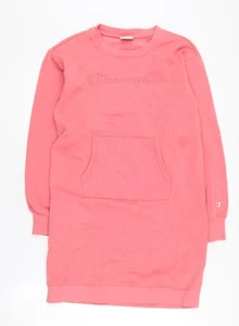 Champion Girls Pink T-Shirt Dress, L, Casual & Comfy - Picture 1 of 12