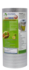 SmartSHIELD -3 mm HVAC Duct Wrap Reflective insulation Foam core 24" X 10ft - Picture 1 of 7