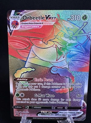 NM/M. Orbeetle VMAX (Secret) 186/185 Swsh04: Vivid Voltage Holo - Image 1 of 2