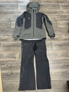 scott gore-tex P3 ski suit snowsuit women black gorpcore eu M us S - Picture 1 of 21