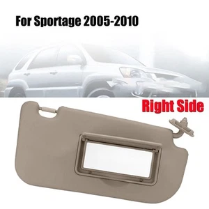 Replacement Beige Sun Visor for Kia Sportage 0510 Front Right Position - Picture 1 of 8