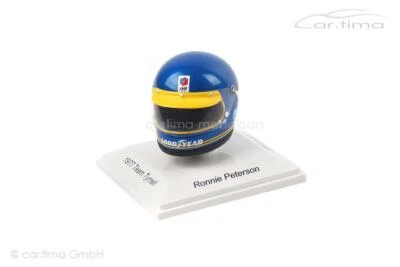 Helmet Ronnie Peterson Tyrrell 1977 TSM 1:8 TSM15AC09 - Image 1 of 4