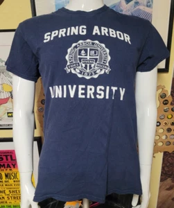 Spring Arbor University Cougars Classic School Seal Crest T-Shirt Medium SAU - Bild 1 von 3