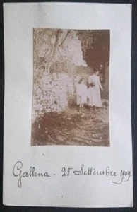 1909 Gallena (frazione di Stazzena - Lucca) - cartolina fotografica - Picture 1 of 2