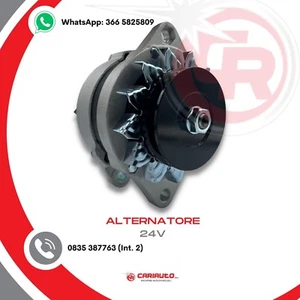 Alternatore 24V Autocarro Adattabile IVECO OM40/50/65/100/-115-145 EUROCARGO 30A - Foto 1 di 4