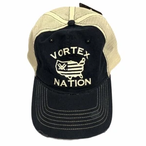 Vortex Nation Men’s Cap Navy Cotton/Polyester, Mesh Back Adjustable NWT - Picture 1 of 11