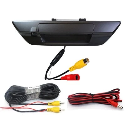Cámara de reversa de coche para Toyota Hilux 8 MK8 AN120 AN130 2015-2019 manija del maletero Foto 1 de 4