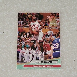 1992 1993 FLEER ULTRA BASKETBALL CARD COREY WILLIAMS RC #238 ROOKIE - Picture 1 of 2