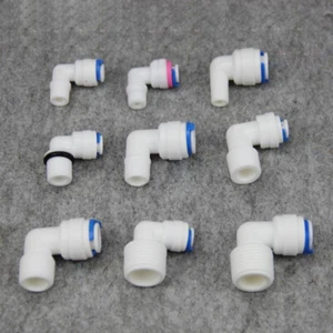 Elbow Connect Water Purifiers Tube Fittings For Reverse Osmosis Valve Filter - Picture 1 of 3