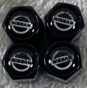 Genuine NEW Metal Tire Air Stem Valve Covers Set For Nissan Car Lovers - Picture 1 of 3