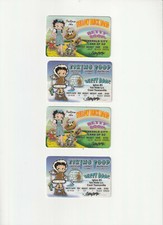 set of 4 BETTY BOOP fun ID Cards / Drivers Licenses 