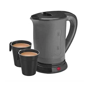 Schwarz Reise Wasserkocher 600W 500ML - 2 Tassen Dual Voltage 110V / 240V - Bild 1 von 5