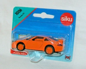 SIKU 1006 Miniature PORSCHE 911 ORANGE 7.5cm Long (Retired Colour) Diecast Model - Picture 1 of 1