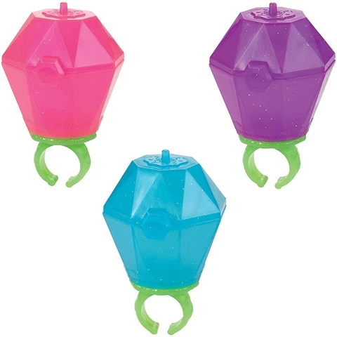 Lot of 3 FISHER PRICE  SHIMMER AND SHINE TEENIE GENIES GENIE SURPRISE RINGS  NEW Cover