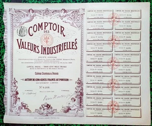 Dépt 75 - La Bourse Superbe Bureau de Change à Paris Signature du Prince - 1908 - Photo 1/3