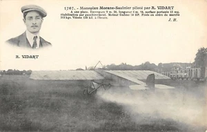 CPA AVIATION MONOPLAN MORANE SAULNIER PILOTE PAR R.VIDART  - Picture 1 of 1