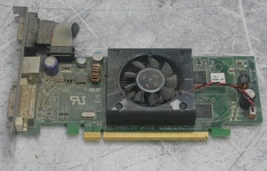 ASUS Radeon HD2400 PRO Graphics Card PCIE 128MB VGA S-Video DVI SEE NOTES - Picture 1 of 4