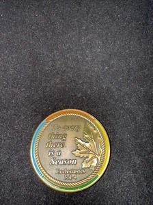To Everything There is a Season Challenge Coin CC-2044 - Picture 1 of 2